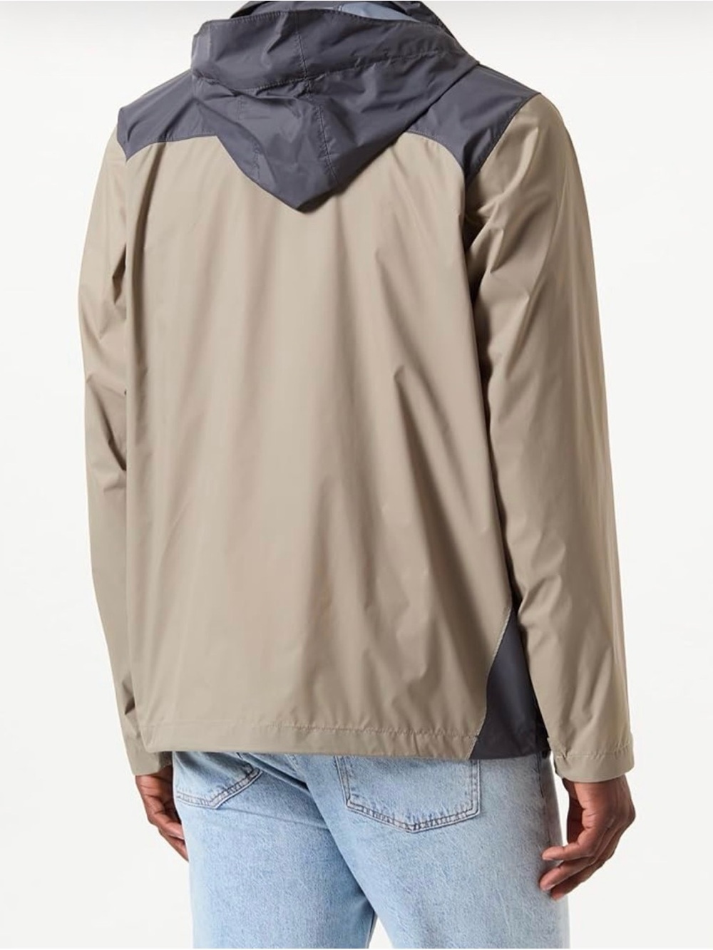 Columbia Men’s Olive Green & Black Hooded Rain Jacket - Picture 5 of 5